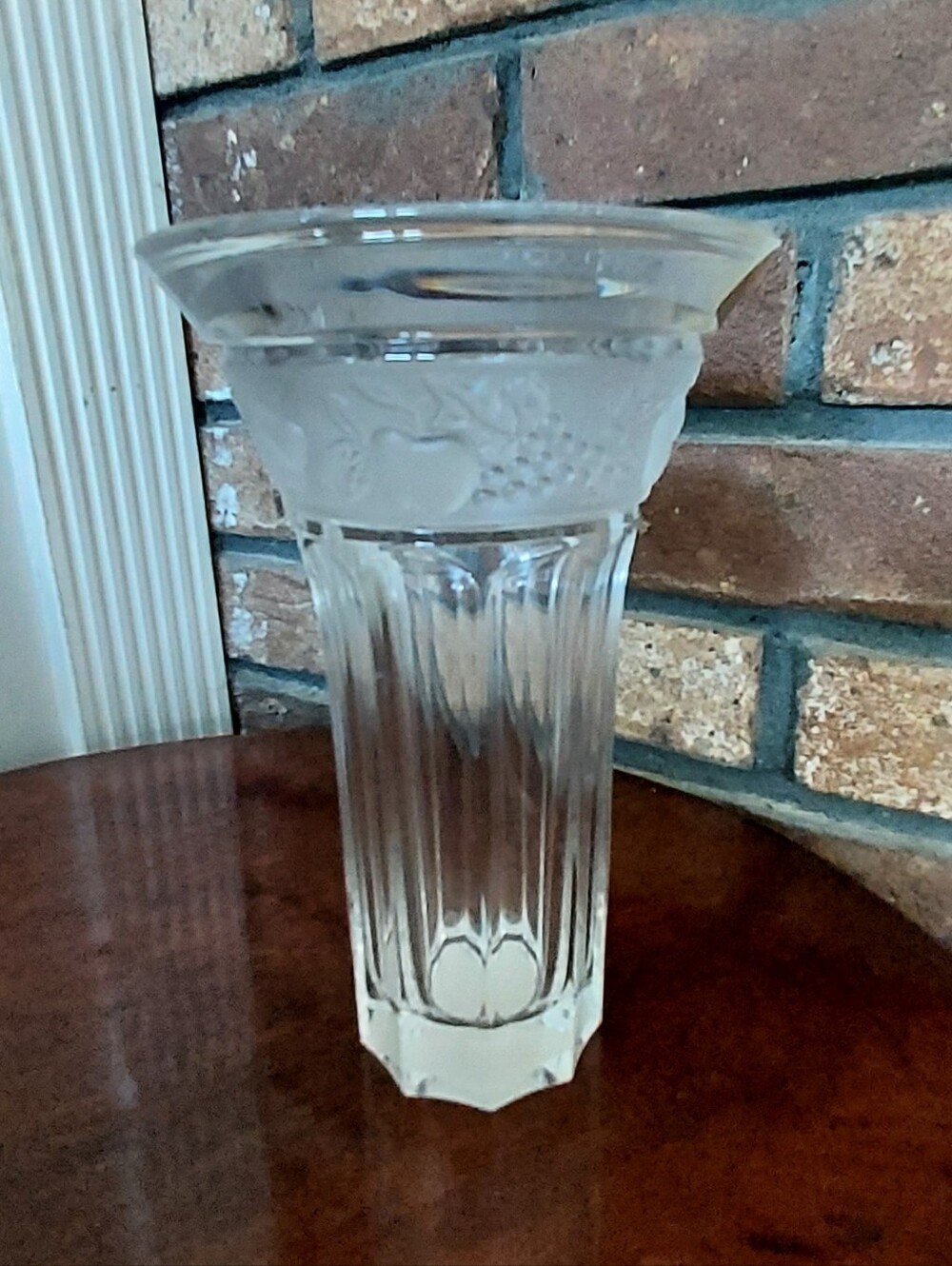 Nachtmann Bleikristall Orchard Eden Fruit Collection Vase Lead Crystal 7"